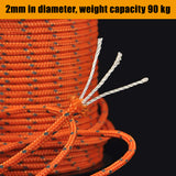 2mm Reflective Paracord 50m