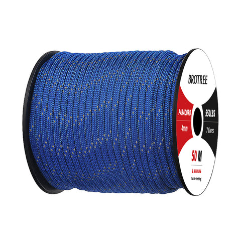 4mm Reflective Paracord 7 Strand 50m