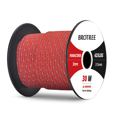 3mm Reflective Paracord 30m